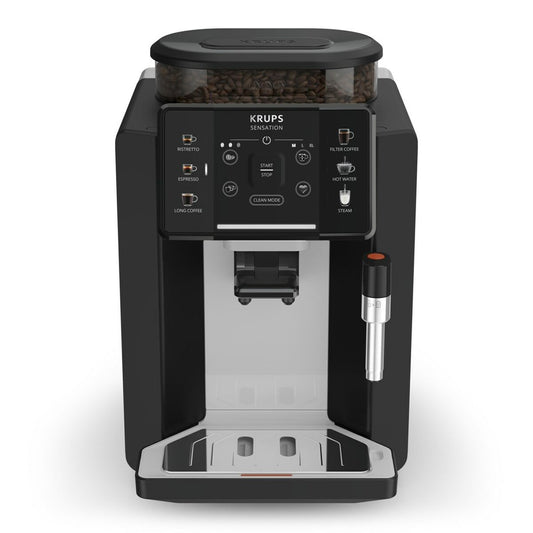 Superautomatic Coffee Maker Krups EA910A10 Black Chrome 1450 W 15 bar 1,7 L