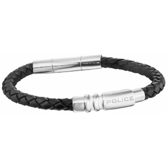 Men's Bracelet Police PJ25892BLB.01A Leather 19 cm