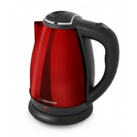 Kettle Esperanza EKK113R Black Red Stainless steel Plastic 1800 W 1,8 L