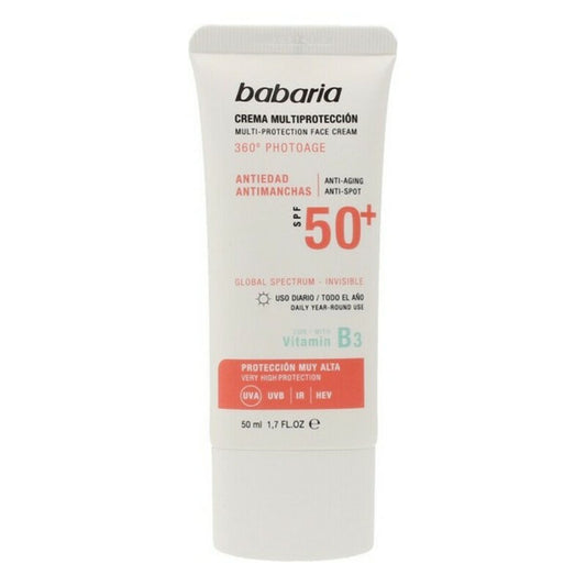 Anti Brown Spot Sun Cream Multi-Protection Babaria Solar Multiproteccion SPF 50+ 50 ml