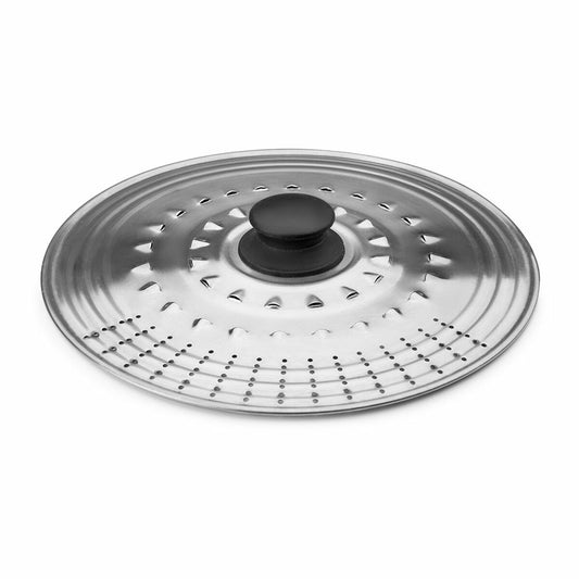 Frying Pan Lid Ibili 714227 Ø 26 cm Silver Metal Stainless steel