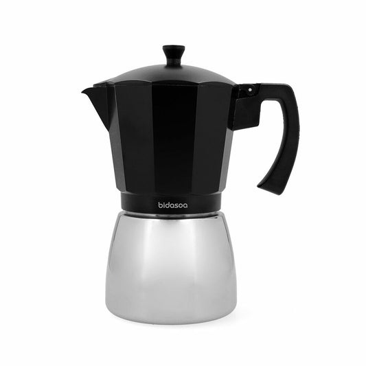 Italian Coffee Pot Bidasoa Tribeca Metal Steel 12 Cups