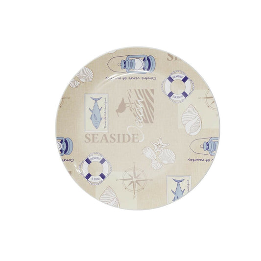 Flat Plate Versa Seaside Polyethylene RPET Ø 25 cm