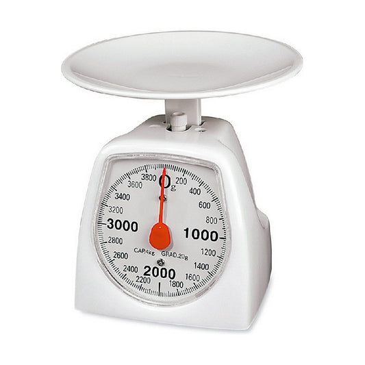 retro kitchen scales EDM 07621 White 4 Kg