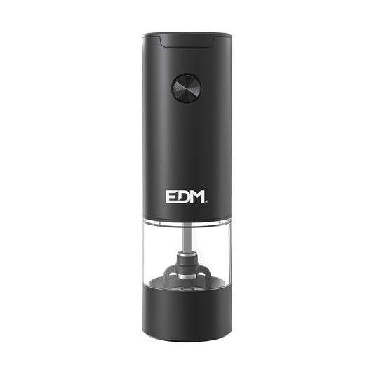 Electric Grinder EDM 07772 Black Transparent 70 ml Ø 5,5 x 17,6 cm