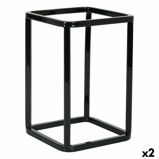 Holder Inde Multi-purpose basket Metal 12 x 12 x 18 cm (2 Units)