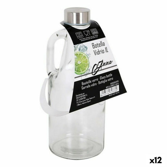 Glass Bottle Anna 1 L Glass (12 Units)