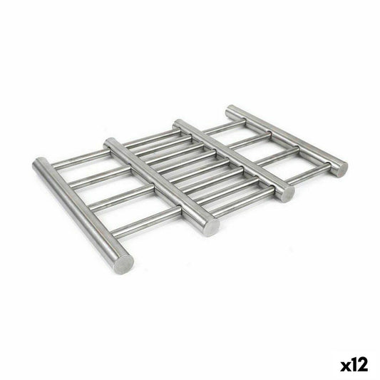 Foldable Table-top Mat Quttin 38 cm Stainless steel 23 x 20 x 2 cm (12 Units)