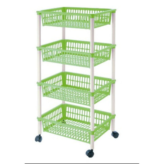 Vegetable trolley Tontarelli Mito 4 Green 40 x 29 x 62 cm