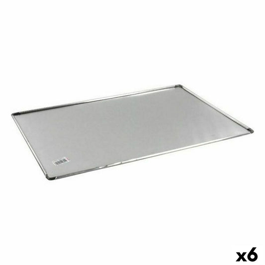 Baking tray VR Aluminium Rectangular 44 x 31 x 0,5 cm (6 Units)