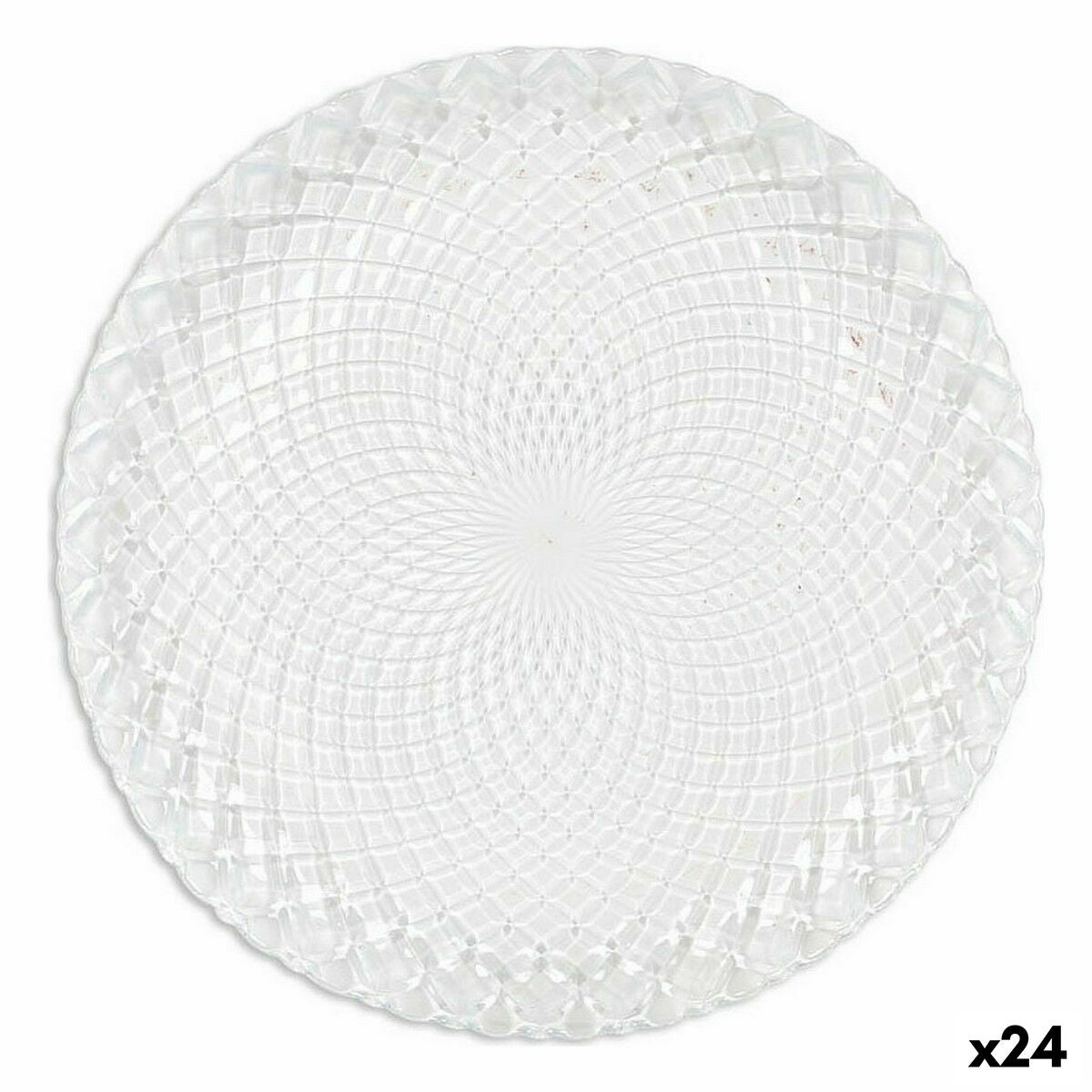 Dessert Dish La Mediterránea Diamond ø 19 x 1,7 cm (24 Units)