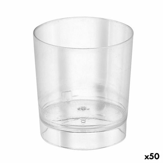 Set of Shot Glasses Algon Reusable Transparent 10 Pieces 35 ml (50 Units)