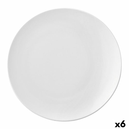 Flat plate Ariane Vital Coupe Ceramic White (Ø 27 cm) (6 Units)