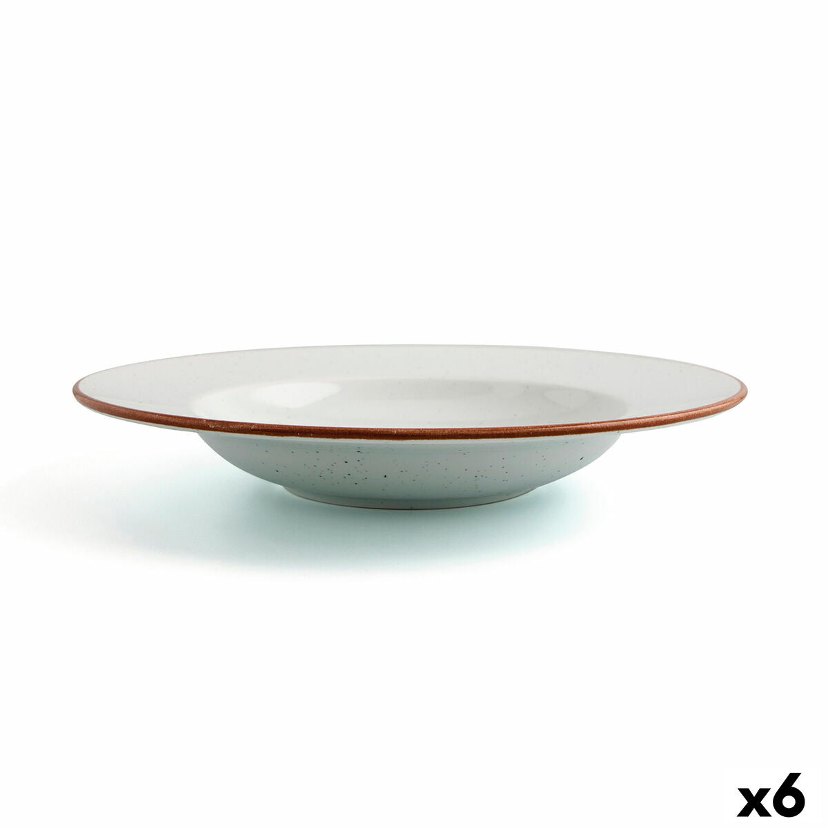 Deep Plate Ariane Terra Ceramic Beige (Ø 26 cm) (6 Units)