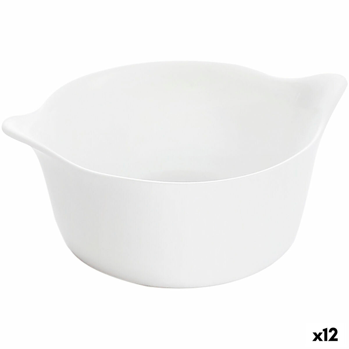 Bowl Luminarc Smart Cuisine White Glass (12 Units)